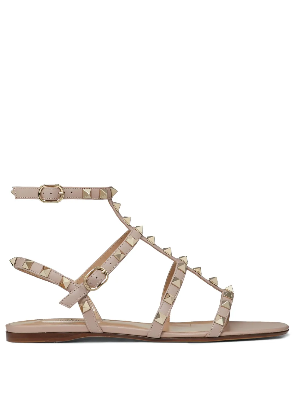 Сандалии Valentino Garavani Rockstud, нейтральный