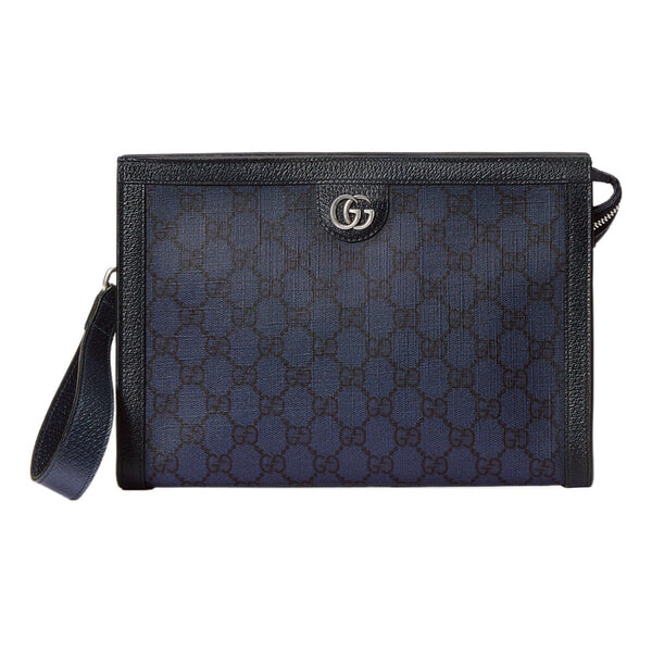 

Сумка ophidia gg supreme canvas pouch 'dark blue' Gucci, синий