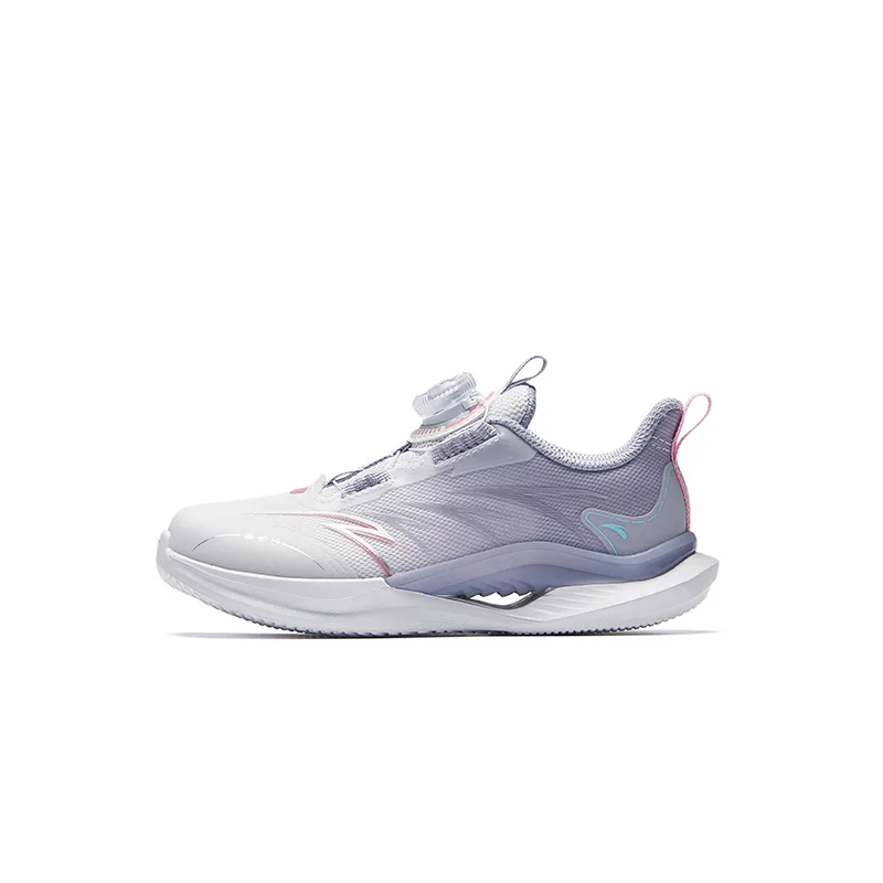 Детские беговые кроссовки Yufeng 1.0 для дошкольников Antakids, Lotus Gray/Remainder Powder White-3 — фото 3