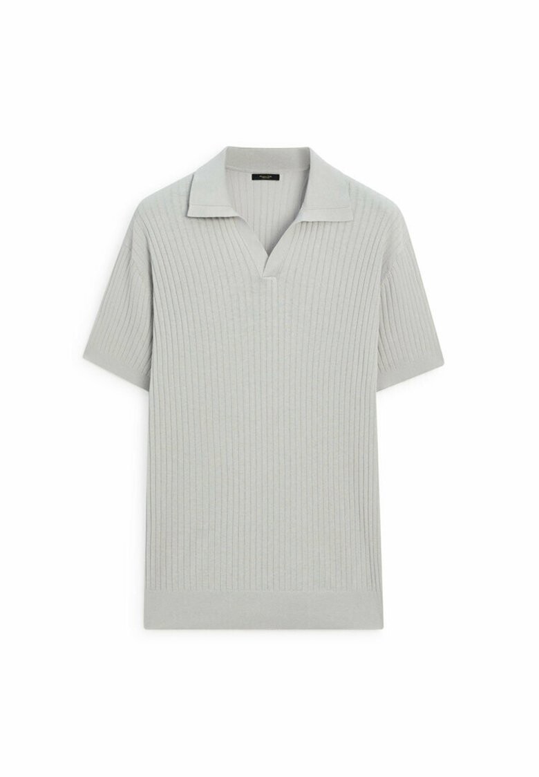 

Рубашка поло Massimo Dutti, светло-серый