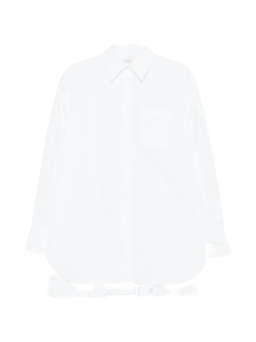 

Плиссированная рубашка Sportmax, белый