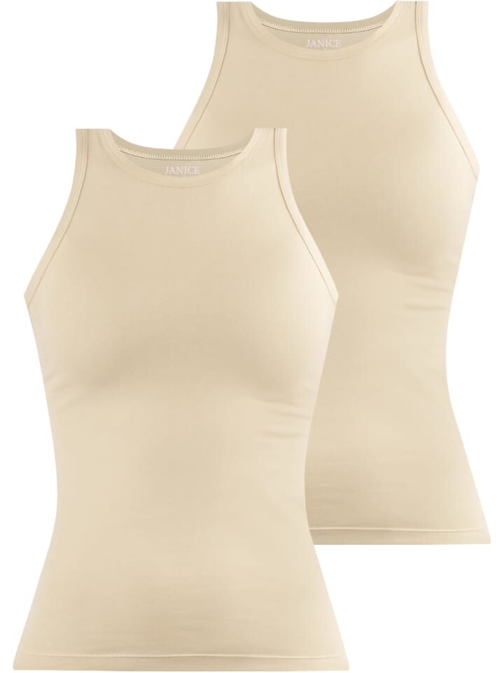 

Топ Janice 2 x Damen hochgeschlossen Nauta, бежевый