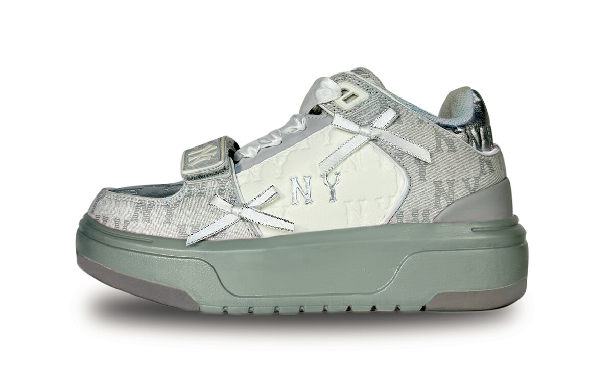 

Кроссовки MLB Chunky Liner Skateboarding Shoes Unisex Low-top Greige, серый