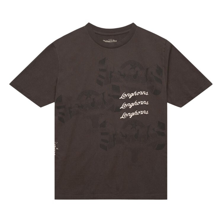 

Футболка Cactus Jack By Travis Scott Cactus Jack by Travis Scott x Mitchell & Ness University Of Texas Seal Tee, коричневый