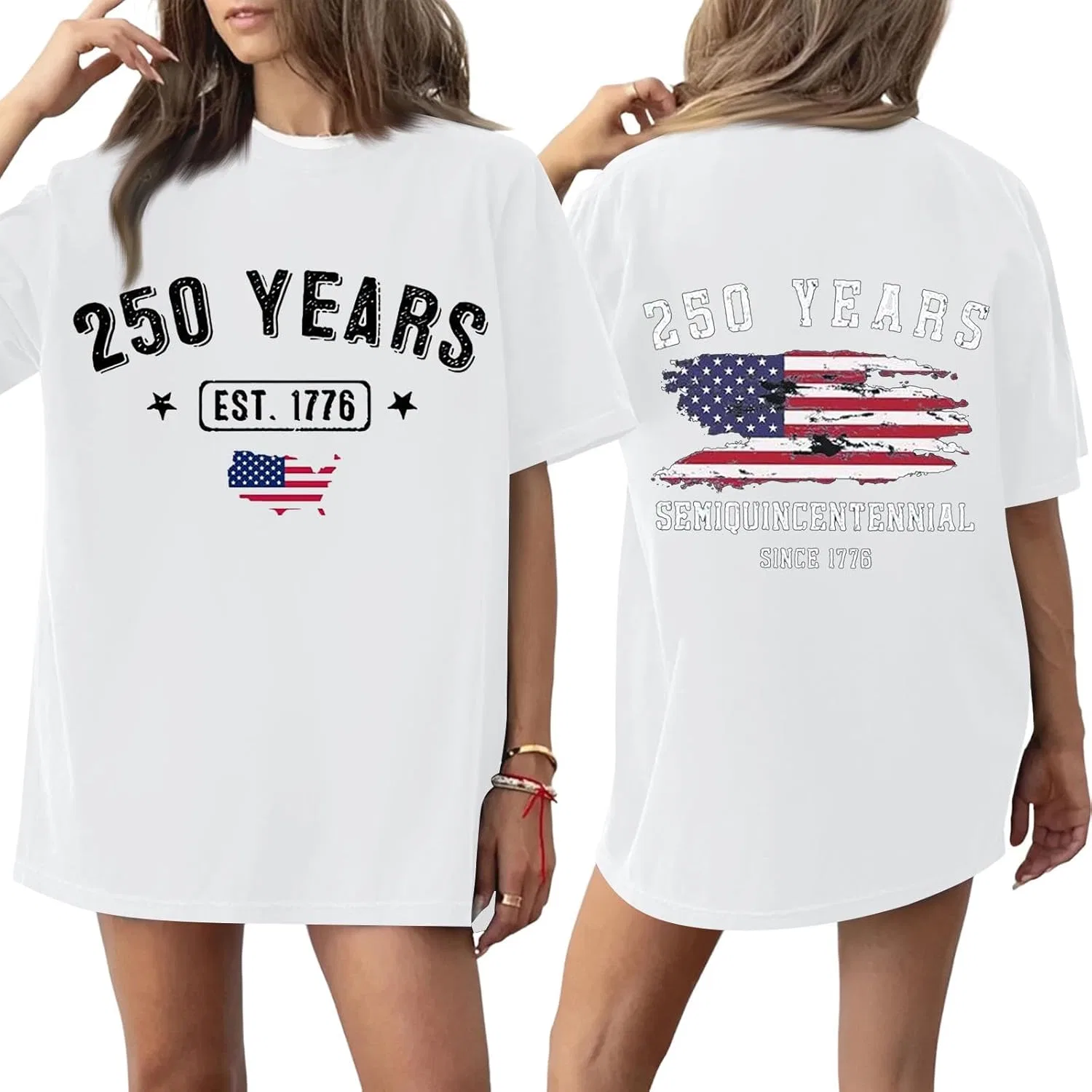 Футболка женская с принтом Independence Day, Generic, цвет 2-white