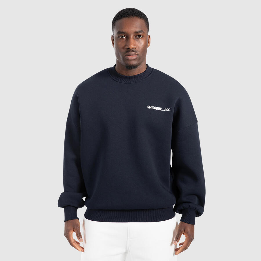 

SMILODOX Мужская толстовка Liquid Brail, темно-синяя