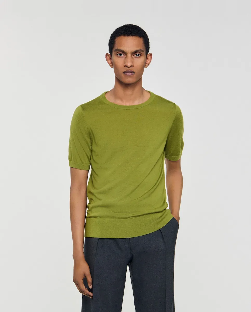 

Мужская футболка из мягкого трикотажа Sandro, зеленый