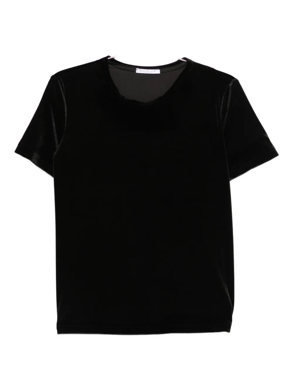 

Велюровая футболка Cenere Gb, черный