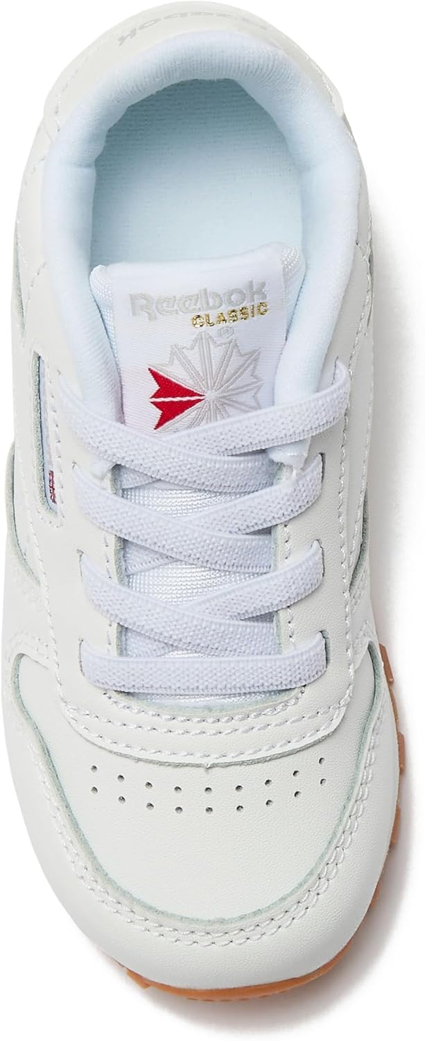 Кроссовки Reebok Classic Leather для девочек и мальчиков, для малышей, детей младшего и старшего возраста, теннисные туфли для девочек и мальчиков, белый — фото 4