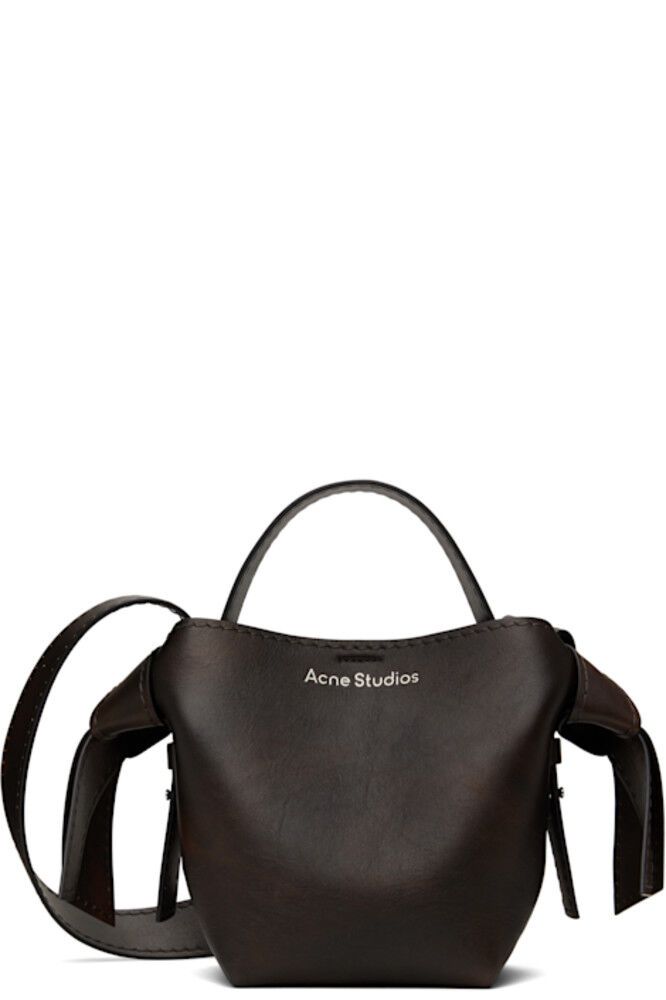 

Коричневая сумка через плечо Musubi Mini Acne Studios