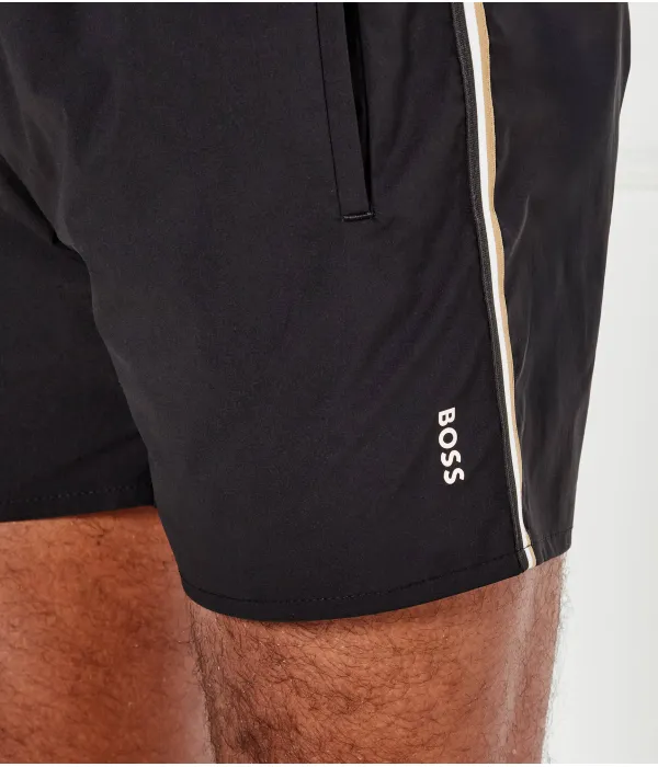 Культовые шорты для плавания Regular fit Boss Bodywear, черный — фото 3