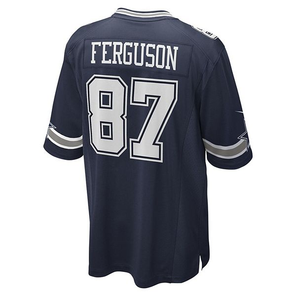 Мужская игровая футболка Jake Ferguson Dallas Cowboys в цвете navy Nike — фото 4
