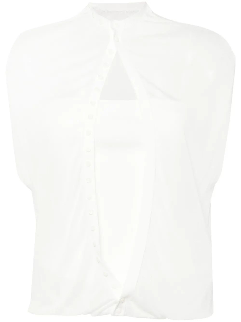 

Трикотажный топ Le Haut Capa JACQUEMUS, белый