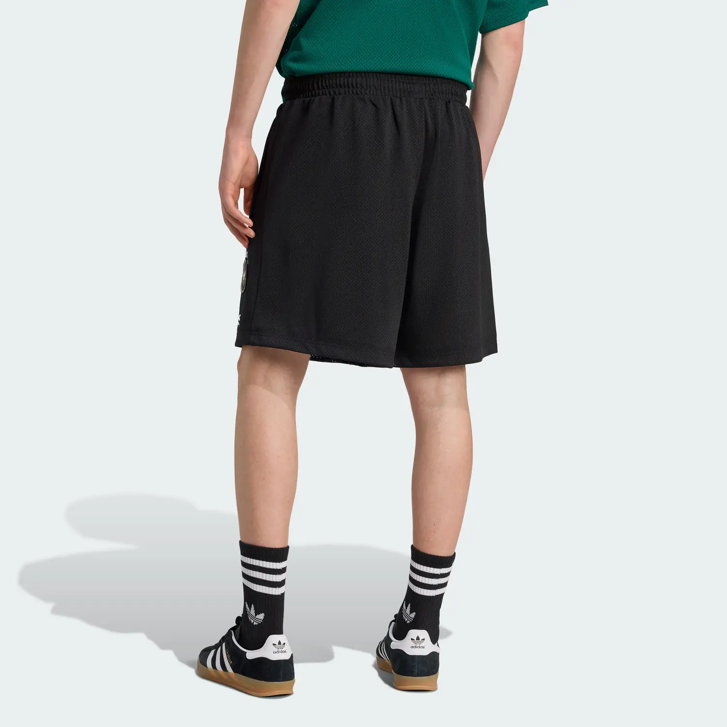Шорты Adidas Trefoil logo Adidas Originals, черный — фото 4
