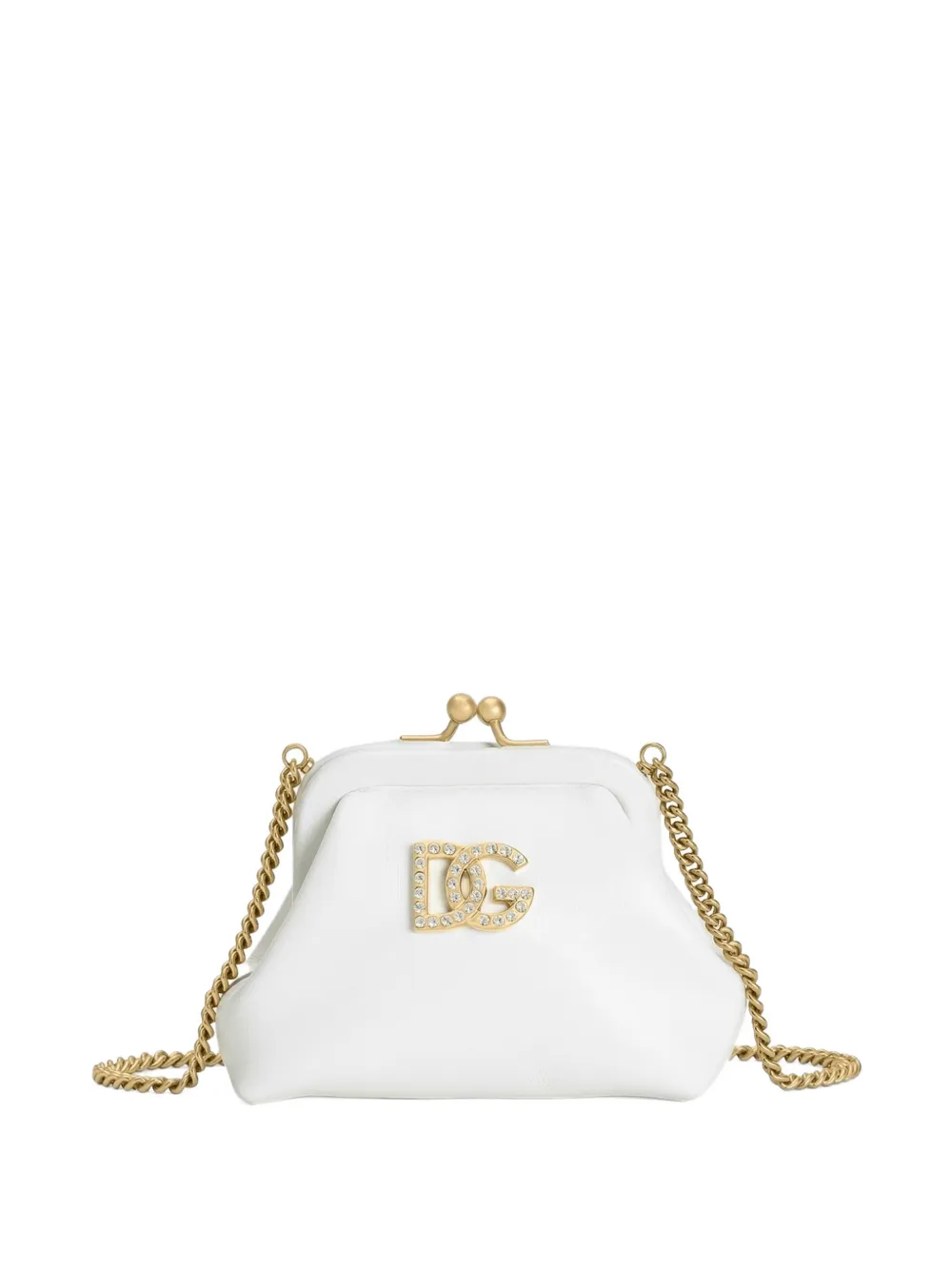 

Сумка на плечо с логотипом Dolce & Gabbana Kids, белый