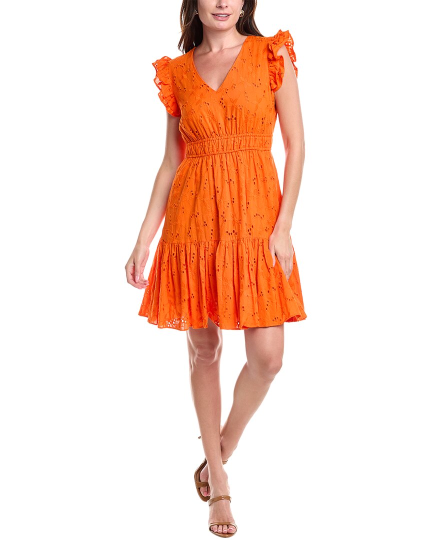

Anne Klein Мини-платье, оранжевый