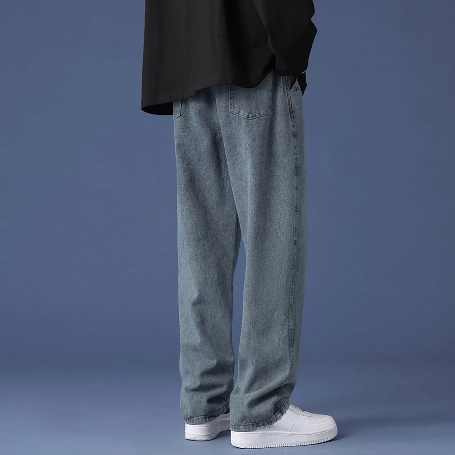 Джинсы карго, Regular Fit, Retro Blue — фото 4