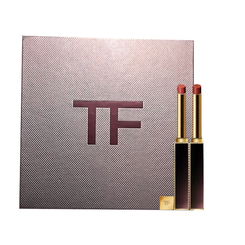 TOM FORD Набор ультратонких матовых помад TF Brand New, 0,9 г*2, подарок на день рождения, Ultra Fine Tube 152+Ultra Fine Tube 154+Pink Box