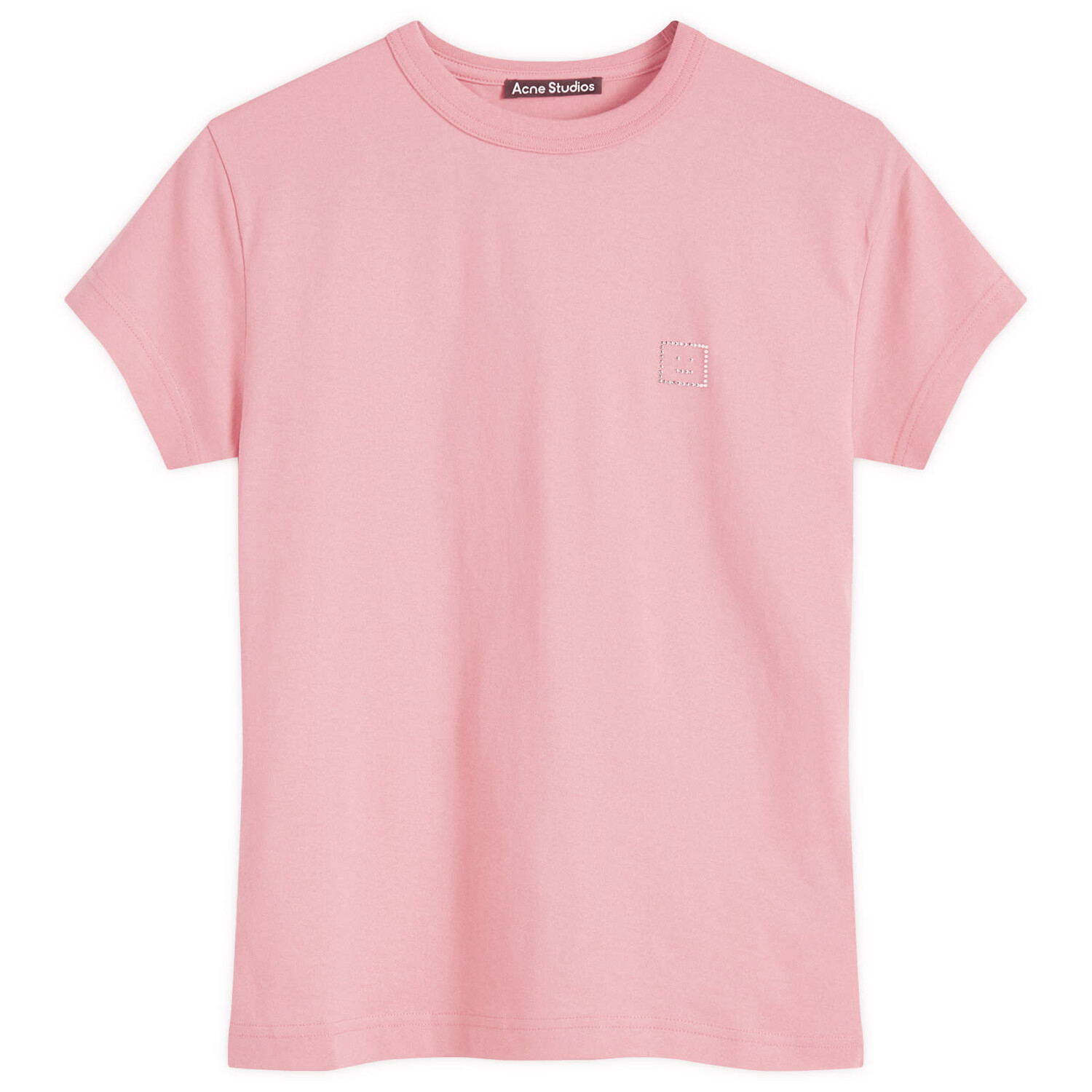 

Футболка Acne Studios Face Baby T-Shirt, цвет Tango Pink