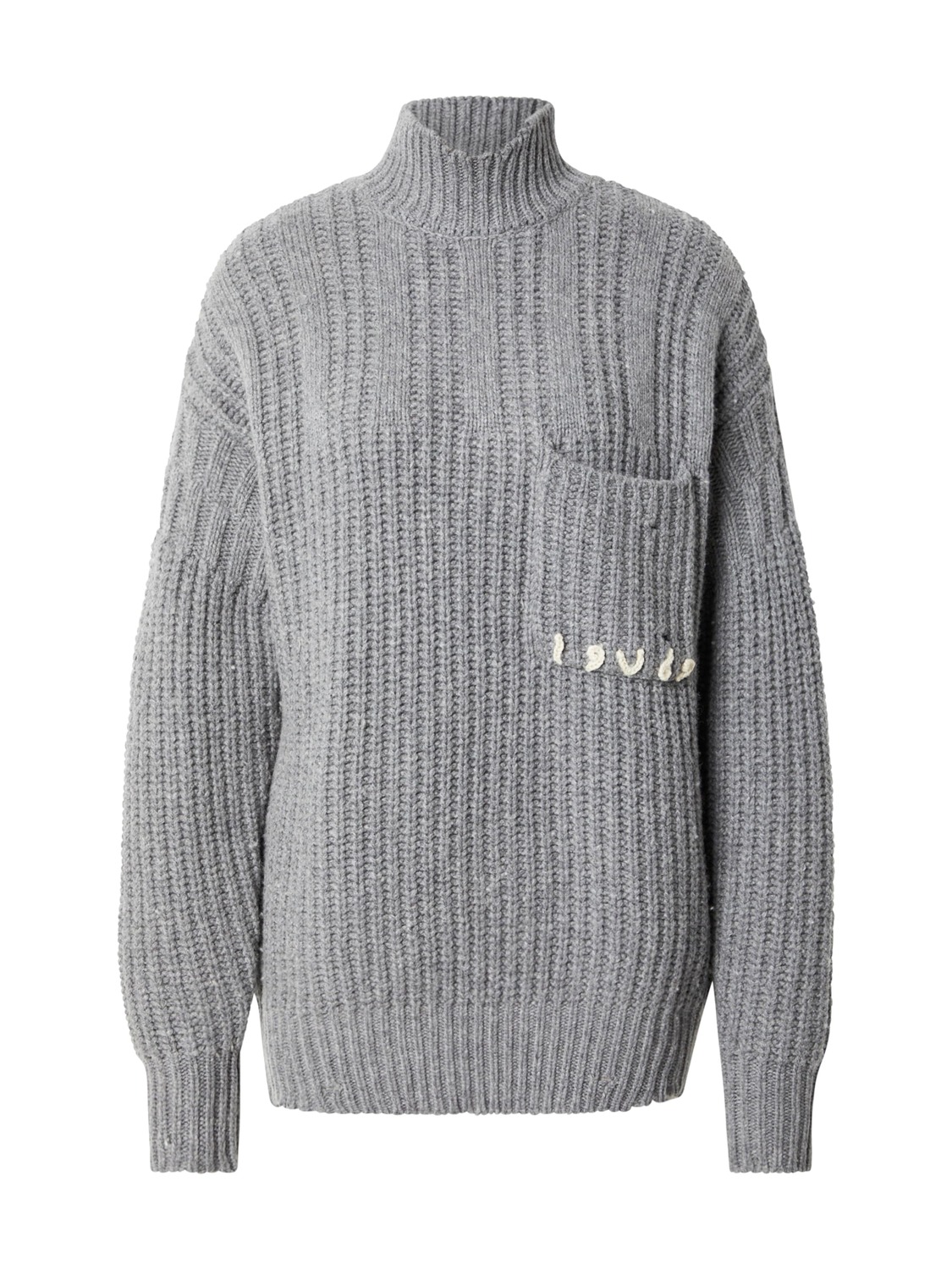 

19V69 ITALIA Свитер 'Rosanna' в крапчатом сером цвете