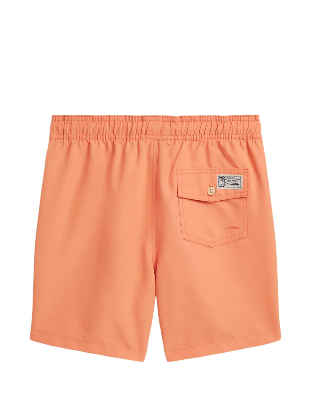 Плавки-шорты с вышитым логотипом Polo Ralph Lauren Kids, оранжевый — фото 2