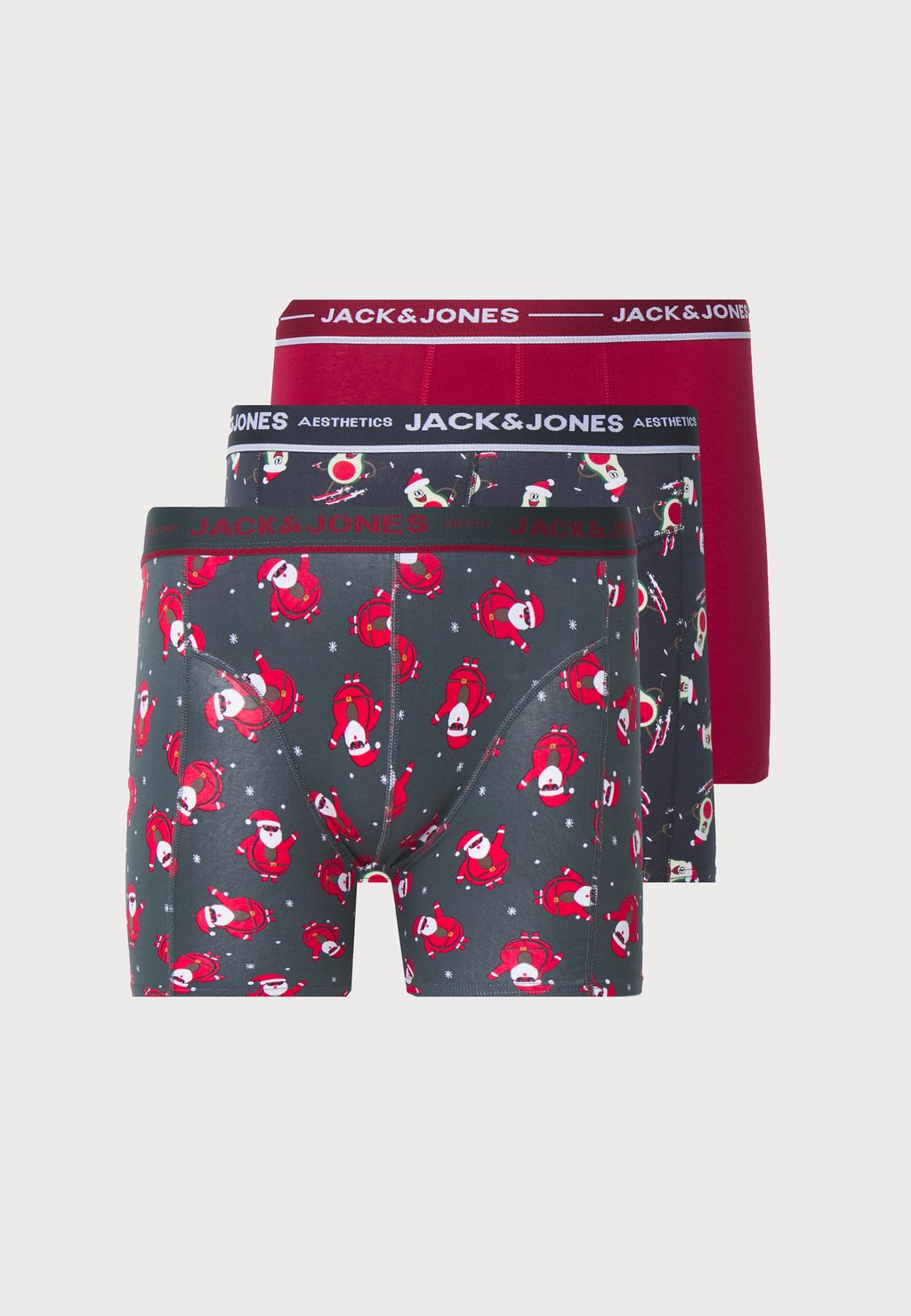 

Трусы JACMERRY X-MAS TRUNKS 3 PACK Jack & Jones, темно-синий