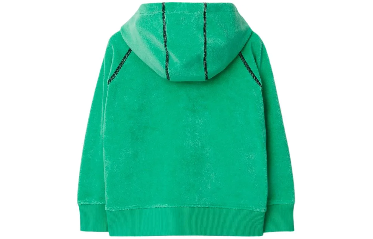 Детская куртка с капюшоном Burberry, Bright Jade Green — фото 4