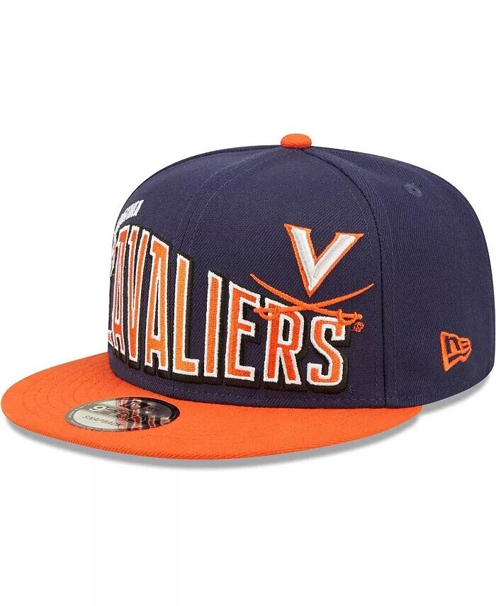 

Мужская темно-синяя двухцветная шляпа Snapback Virginia Cavaliers в винтажном стиле Wave 9FIFTY New Era