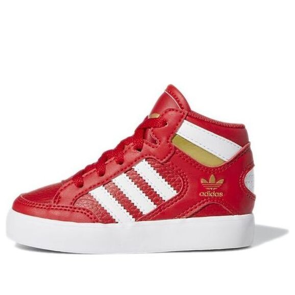 

Кроссовки хард корт высокие Adidas, алый