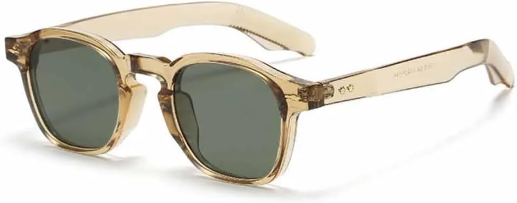 

Солнцезащитные очки с защитой от УФ-излучения UV400 | Круглая оправа | Линзы конфетных цветов для занятий спортом на открытом воздухе и вождения DSVIGF, Light Yellow Green