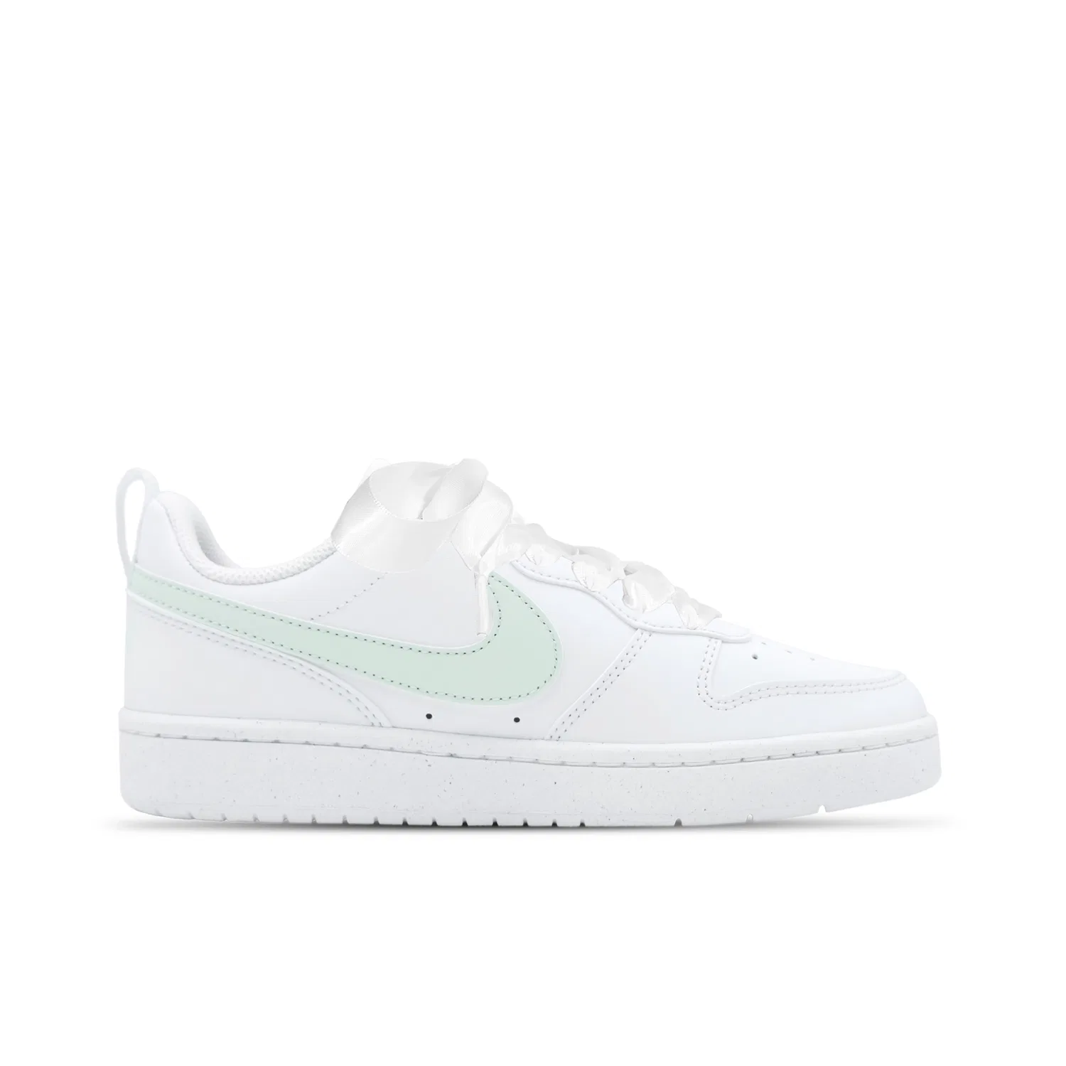 Кроссовки детские скейтбординг Nike Court Borough Cloud Bunny Leather Green/White/Black — фото 3
