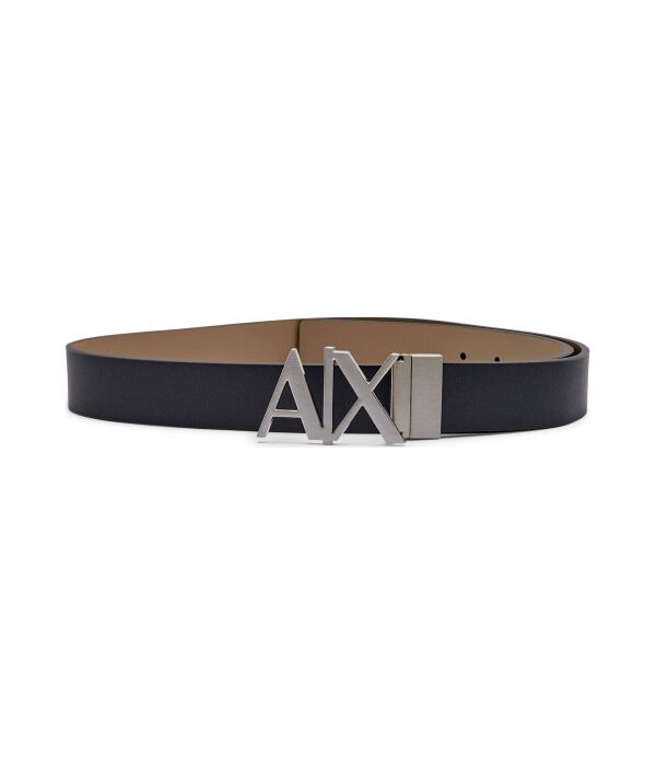 

Кожаный двусторонний ремень Armani Exchange, желтый
