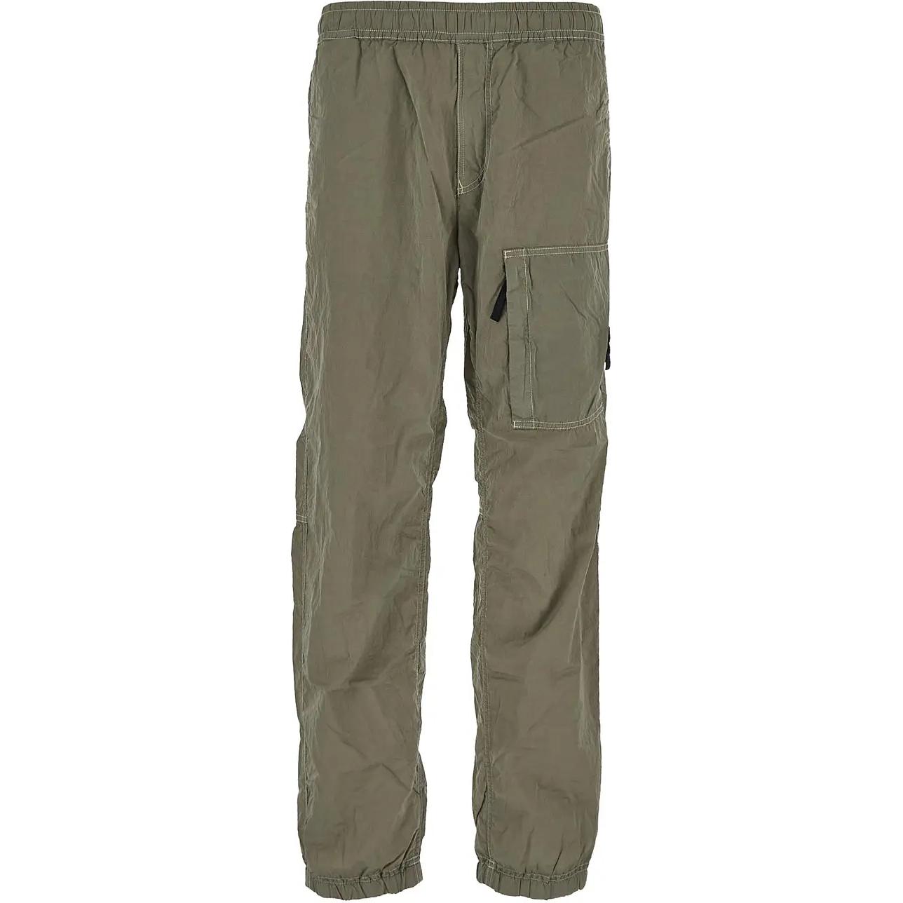 

Брюки прямого кроя с нашивкой-логотипом STONE ISLAND, светло-умбра