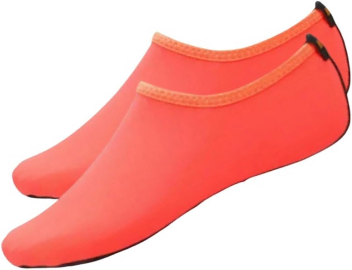 

Пляжные водные кроссовки для плавания и дайвинга, противоскользящие, унисекс, носки для воды, сандалии, плоская обувь, кроссовки-носочки Uebherv, оранжевый