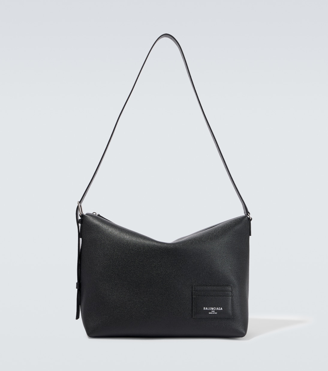 

Кожаная сумка-почтальон Credit Large Balenciaga, черный