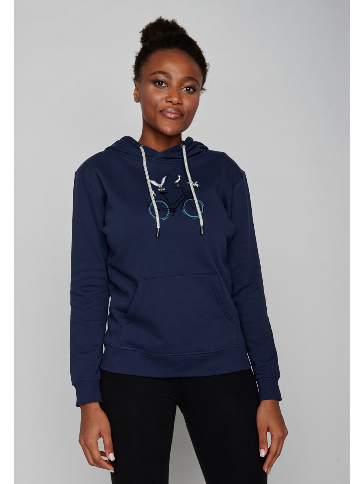 

Толстовка Bike Seagulls темно-синего цвета GreenBomb