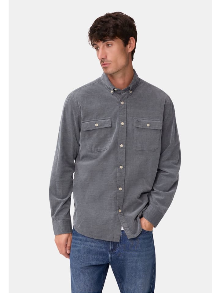 

Рубашка с длинными рукавами и накладными карманами чернильно-синего цвета Camel Active