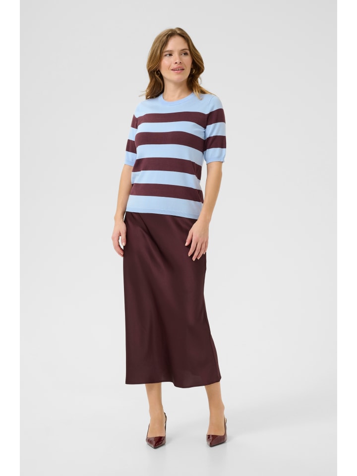 

Kaffe Вязаный свитер KAliza стандартного кроя в широкую полоску Windsurfer/Fudge