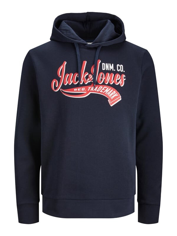 

Пуловер с капюшоном Jack & Jones, синий