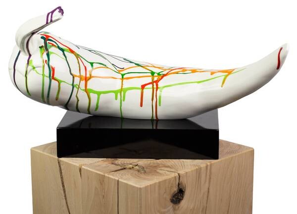 

Современная скульптура KUNSTLOFT цвет multicolor/weiß