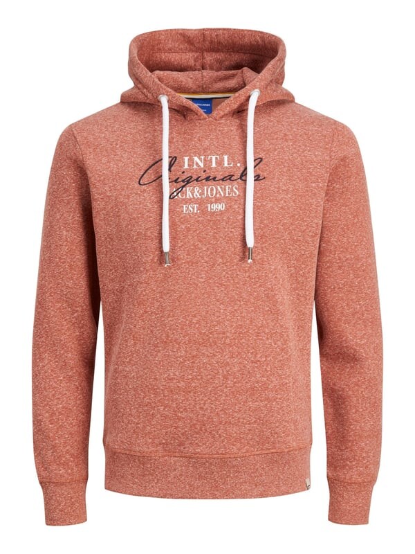 

Пуловер с капюшоном Jack & Jones, оранжевый
