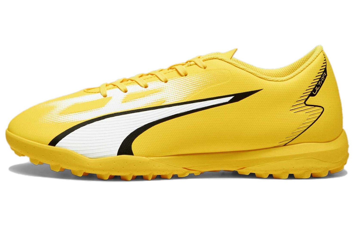

Puma Ultra Play Футбольная обувь Мужская, Lemonade/Metallic Gold Coin/Black