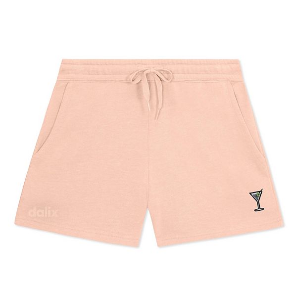 

Женские шорты Martini midweight washed fleece Dalix, Blush