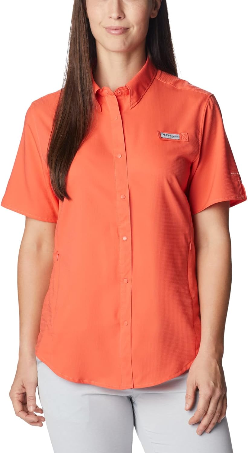 

Женская рубашка Columbia PFG Tamiami II с короткими рукавами, Corange