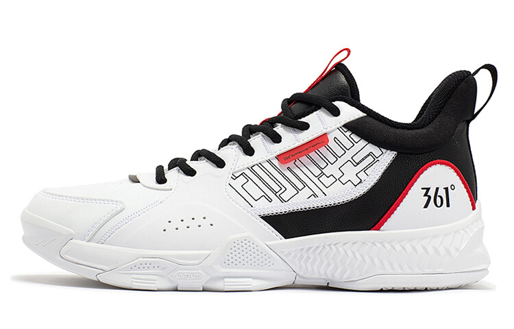 

Баскетбольные кроссовки Basketball Shoes Men Low-Top 361 Degree White/damselfish Red 361°