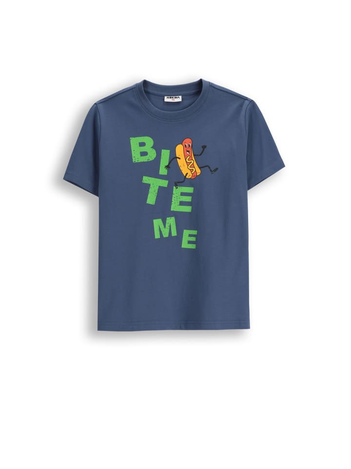 

Футболка с короткими рукавами черного и серого цветов MOKIDA, Черный, Футболка с короткими рукавами черного и серого цветов MOKIDA