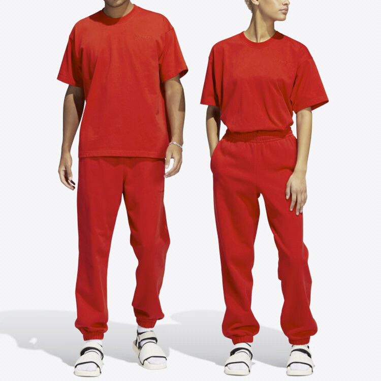 Базовые брюки Adidas X Pharrell Williams Adidas Originals, красный — фото 2