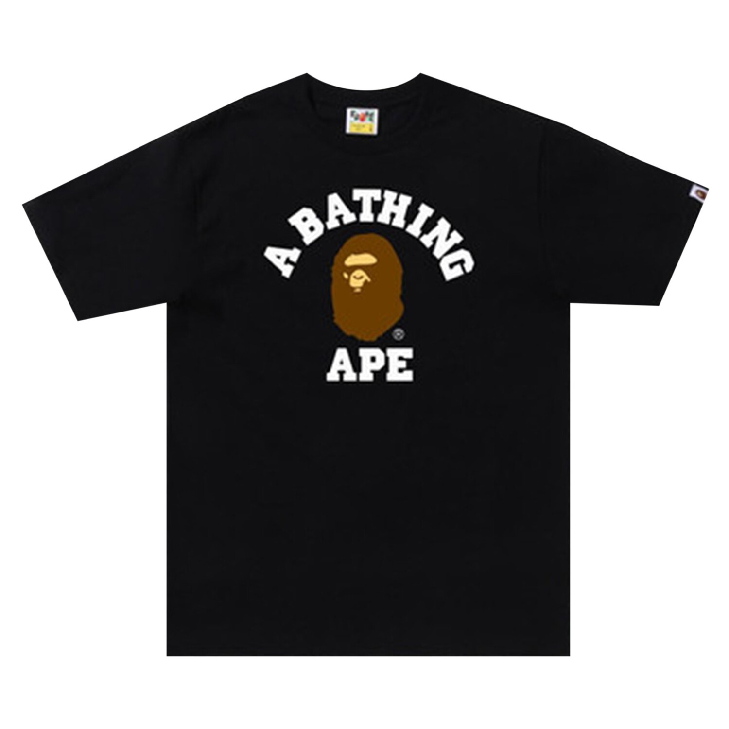 

Футболка BAPE College, Черная, Черный, Футболка BAPE College, Черная