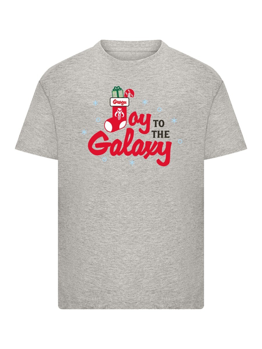 

Футболка F4NT4STIC Shirt Star Wars Joy to the Galaxy XMAS Grogu, серый