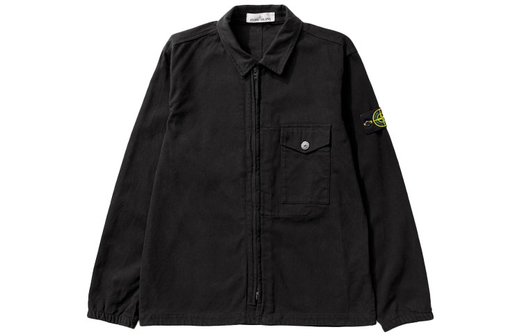 

Куртка мужская Stone Island с одним внешним карманом, черный